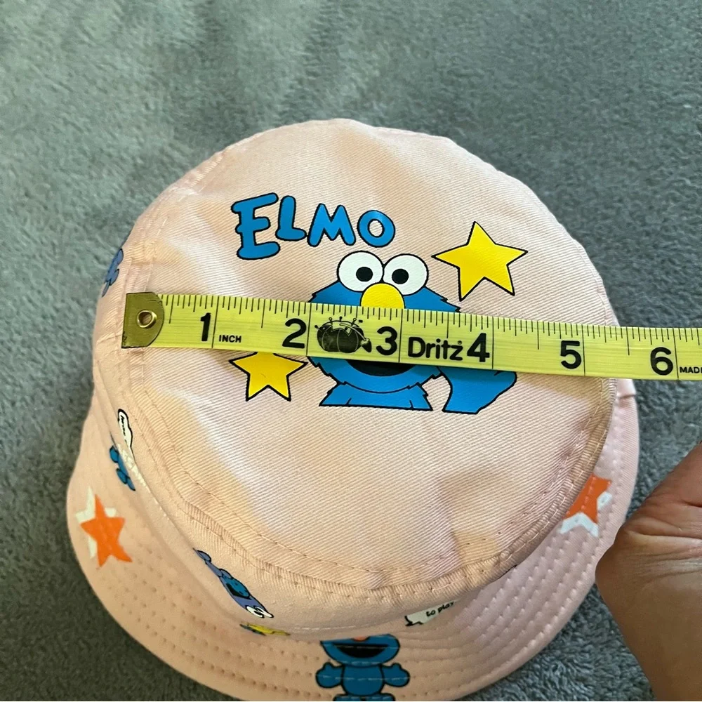 NWOT Kids Girls Sesame Street Printed Bucket Sun Hat UV Beach Hat Fisherman Caps
